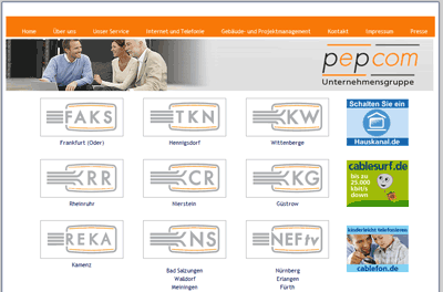Kabelanbieter Pepcom in Deutschland Kabelanbieter Pepcom in Deutschland