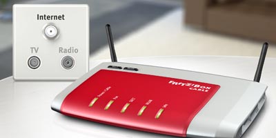 Praxistest: AVM 6360 Cable (Fritz!Box) im Test durch connect / crn Praxistest: AVM 6360 Cable (Fritz!Box) im Test durch connect / crn