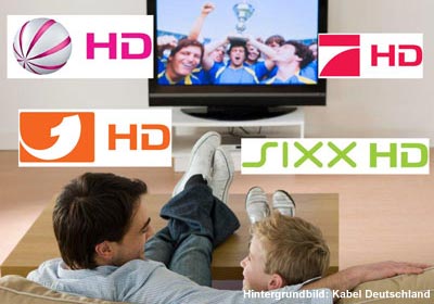 KabelBW mit HD+ Sendern Pro7 HD, Sat.1 HD, Kabel1 HD und sixx HD
