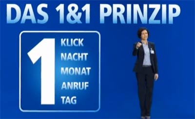 1&1 Prinzip: der neue Werbespot / Fernsehwerbung zum 1und1 Prinzip 1&1 Prinzip: der neue Werbespot / Fernsehwerbung zum 1und1 Prinzip